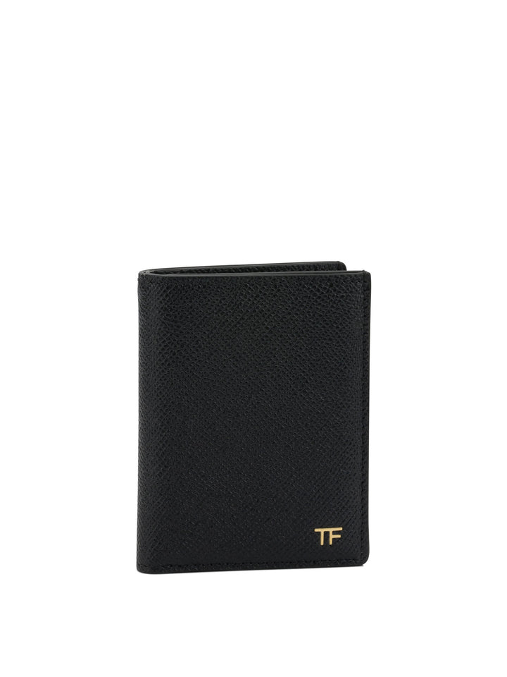 Tom Ford Small Grain Leather Folding Card Holder Wallets & Card holders - Black | 12750ae0e7f31ad759511be35c25fd44a7827667