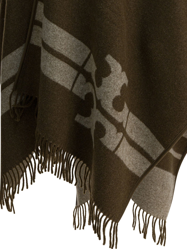 Tory Burch Scarves & Silk Scarves Sciarpe & Foulard - Brown | 298ec733dacc4ff747993c4cf246d8bdd1c860d1