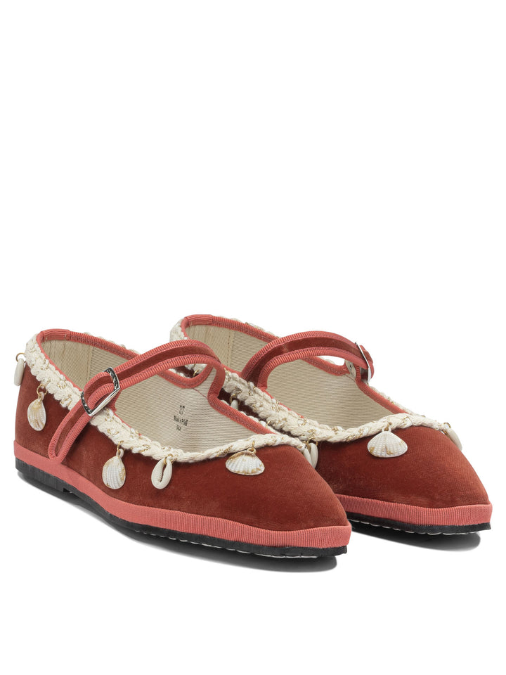 Toujours Lou Lou Ballerinas - Orange | 2cdd2cd091985ec462c75c752e4268926153237f