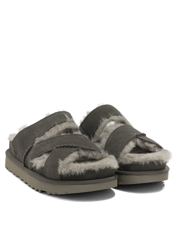 Ugg Greenport Cross Strap Sandals - Brown | 207c41fcbd5bf6312edf60ba736a0e6ba9409d6e