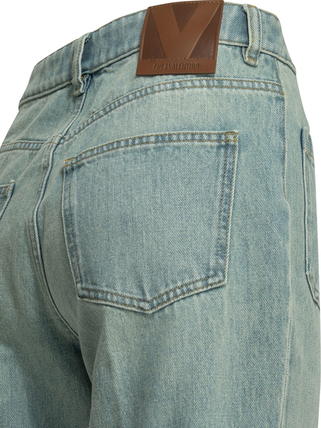 Valentino Straight-Leg Jeans - Light blue | ba4d86469eb5577ddba85a004754ed13394795b1