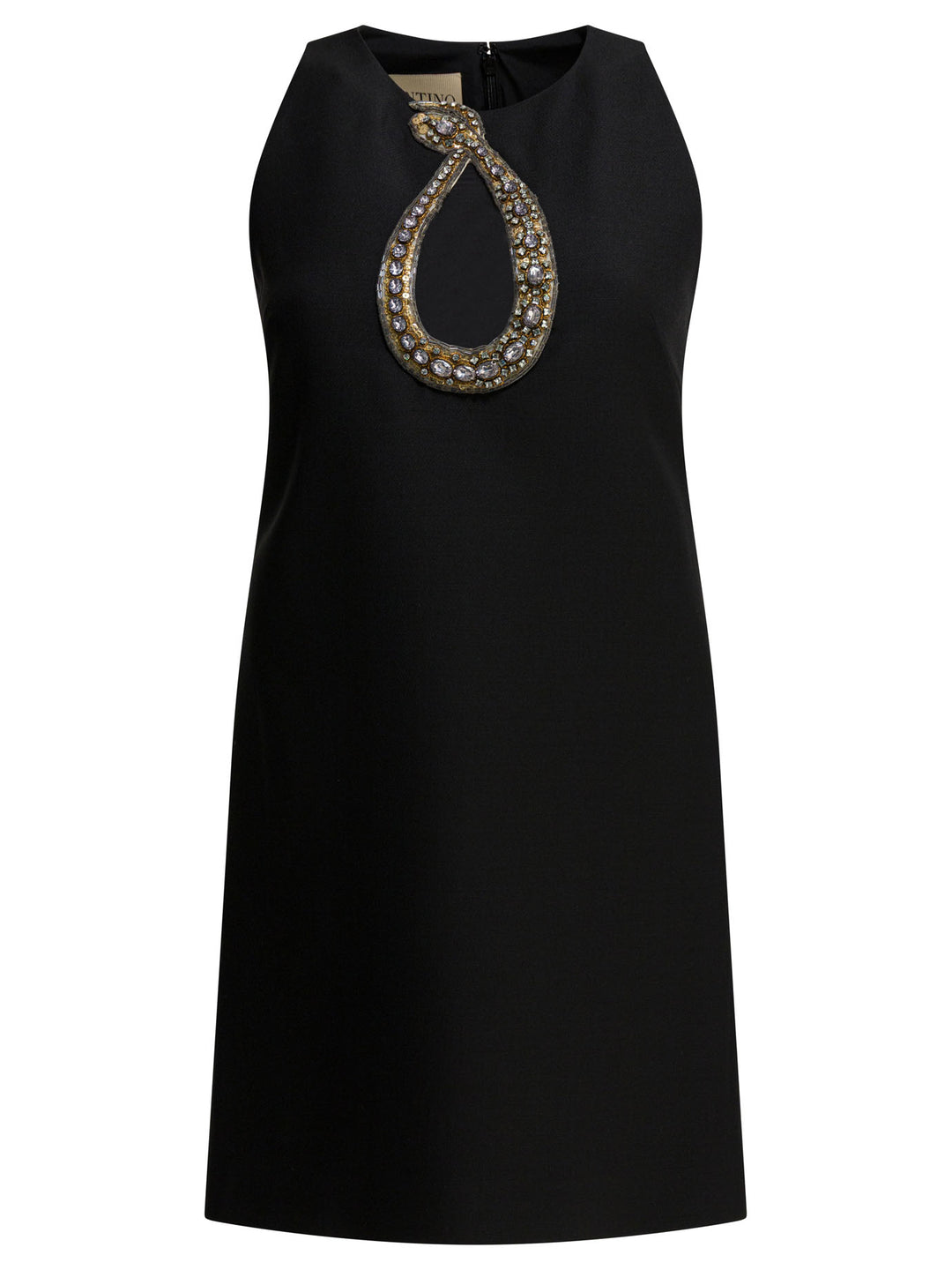 Valentino Short Flared Dress Dresses - Black | 1aca8b33311bf797ecb22d4557c3c68fc8ea612b