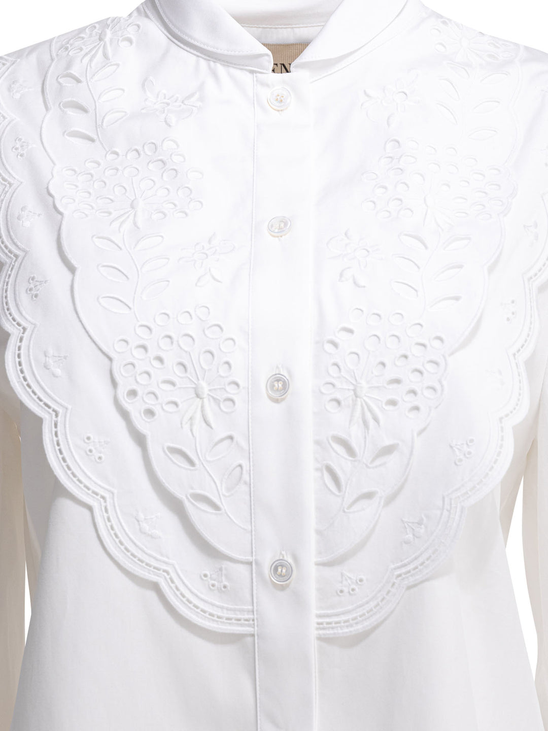 Valentino Embroidered Casual Shirt Shirts - White | 8adc53e83fcced9894905d8a596d3951cffb59cf