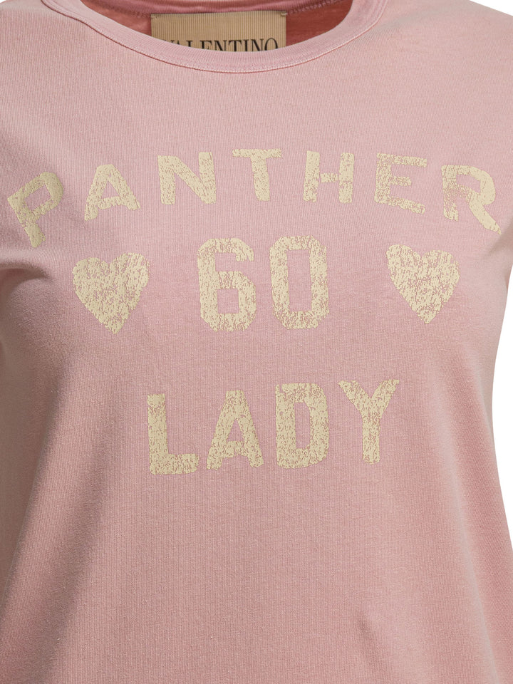 Valentino Panther Lady T-shirts - Pink | 0c1407669e8233f120c7f8488117ab3792d136be