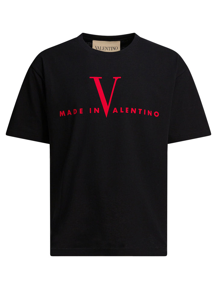 Valentino Made In Valentino T-shirts - Black | 7b4961f0bde1fd4d05b0be7599bf516e2a3a5fe9