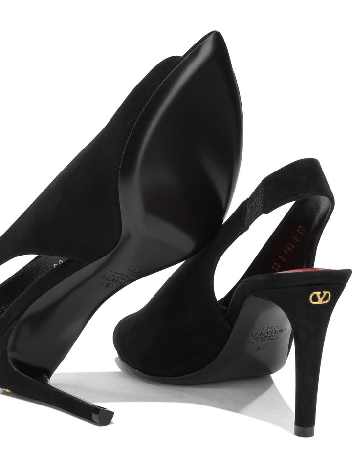 Valentino Garavani Révélé 105mm Heeled shoes - Black | f4b38bfd836458234df7ee1d5050f9fa82320a21