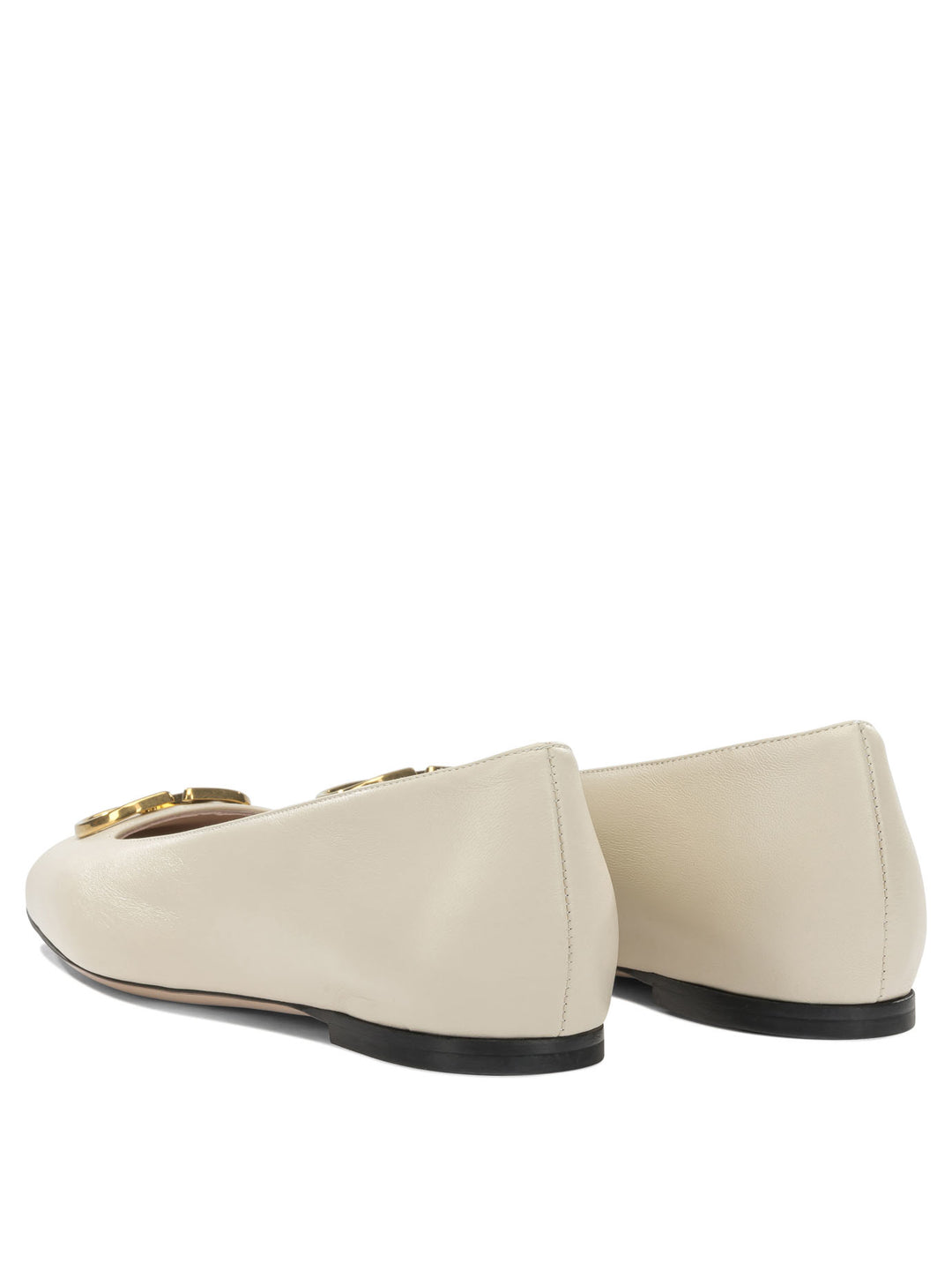 Valentino Garavani Vlogo Ballerinas - White | 14984f867896252003972188d2c609eb30516c52