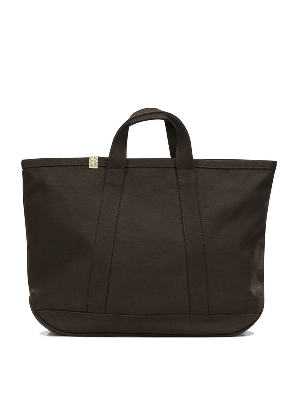 Canvas Rime Tote M Handbags Brown