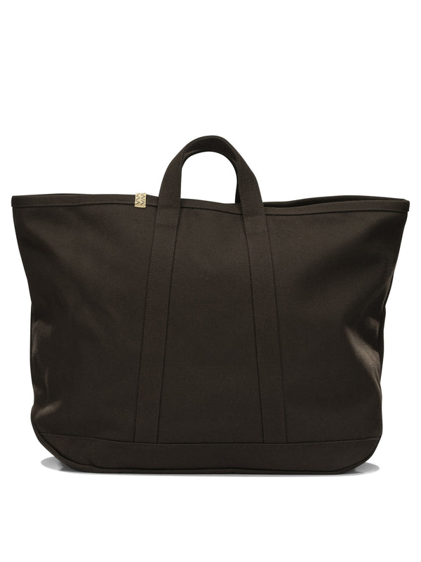 Canvas Rime Tote L Handbags Brown