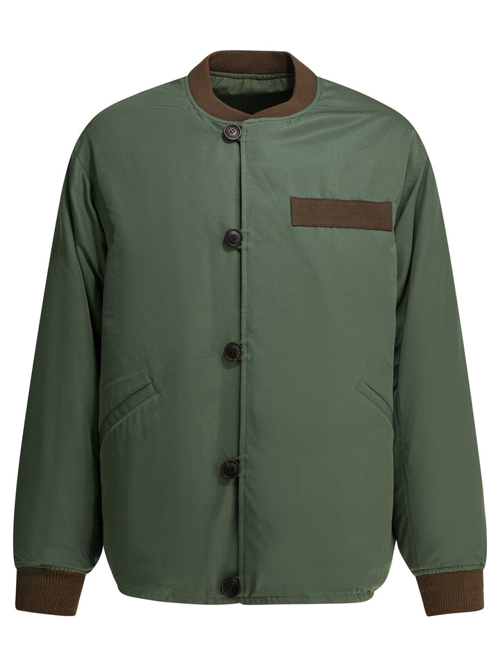 Visvim Nylon Bomber Jacket Jackets and Coats - Green | 8b338e7c2b00af415dfc66bed437469a52e8f217