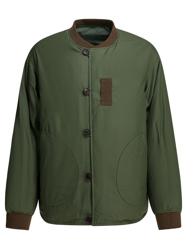 Visvim Nylon Bomber Jacket Jackets and Coats - Green | e79ade33721a91629b3f5f3269a95a73343853d7
