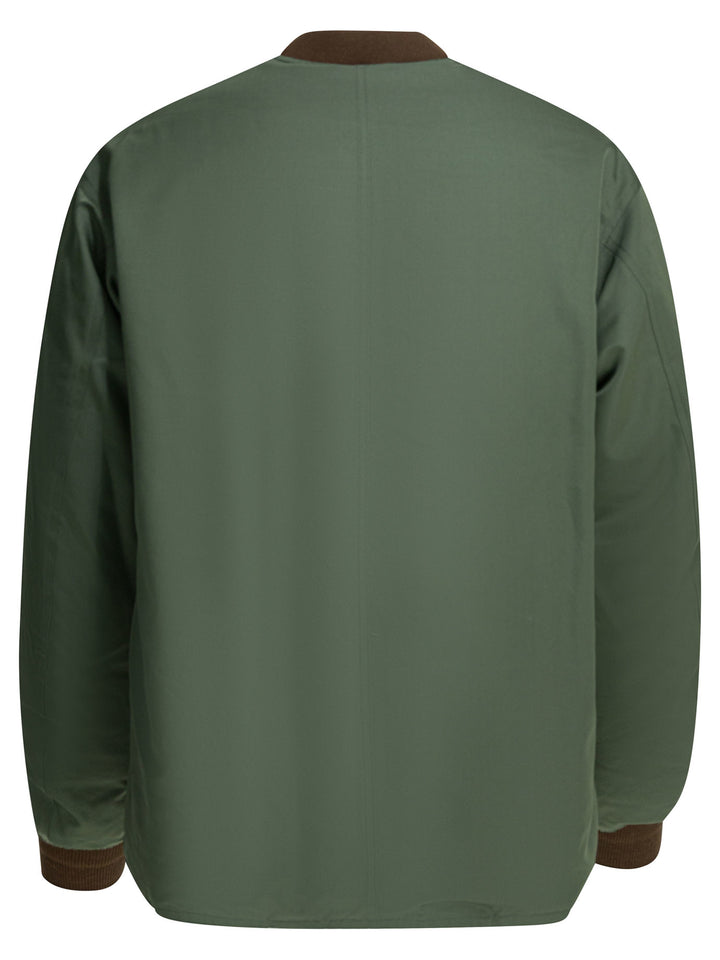 Visvim Nylon Bomber Jacket Jackets and Coats - Green | 3fe738d8138d58cacaa193ffd8d69001836fbefb