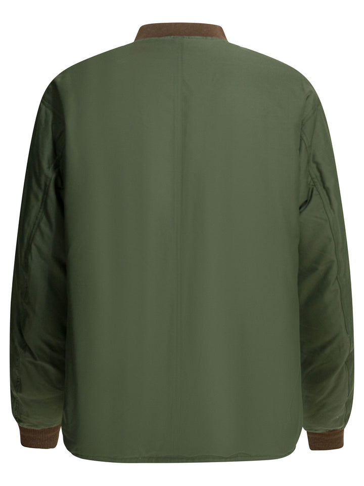 Visvim Nylon Bomber Jacket Jackets and Coats - Green | 1690e74a35d7ddb9849e3afa5bc668e19c48b31e