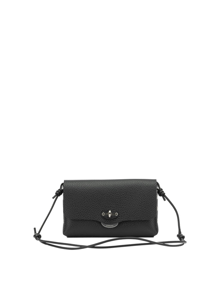 Zanellato Letter® Crossbody Bags - Black | bde8bc0ba19df640837cf8869ec68c8274876fbf