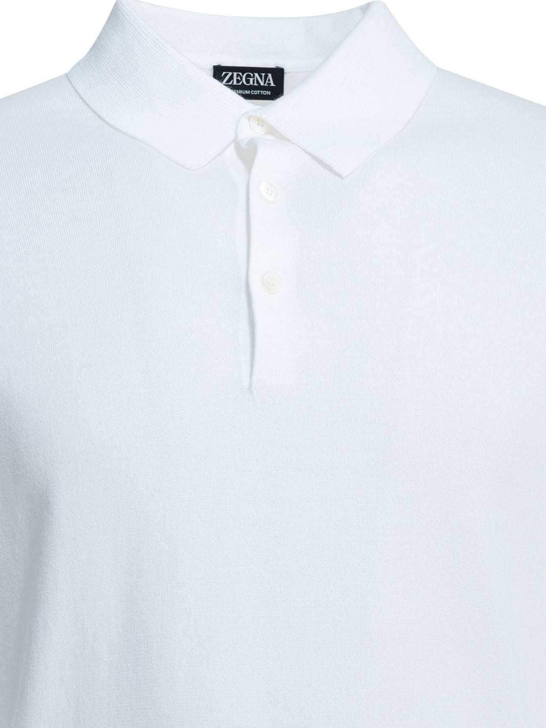 Zegna Premium Cotton Polo shirts - White | b33338e063f95b67a4e5189de50d0233e998464e