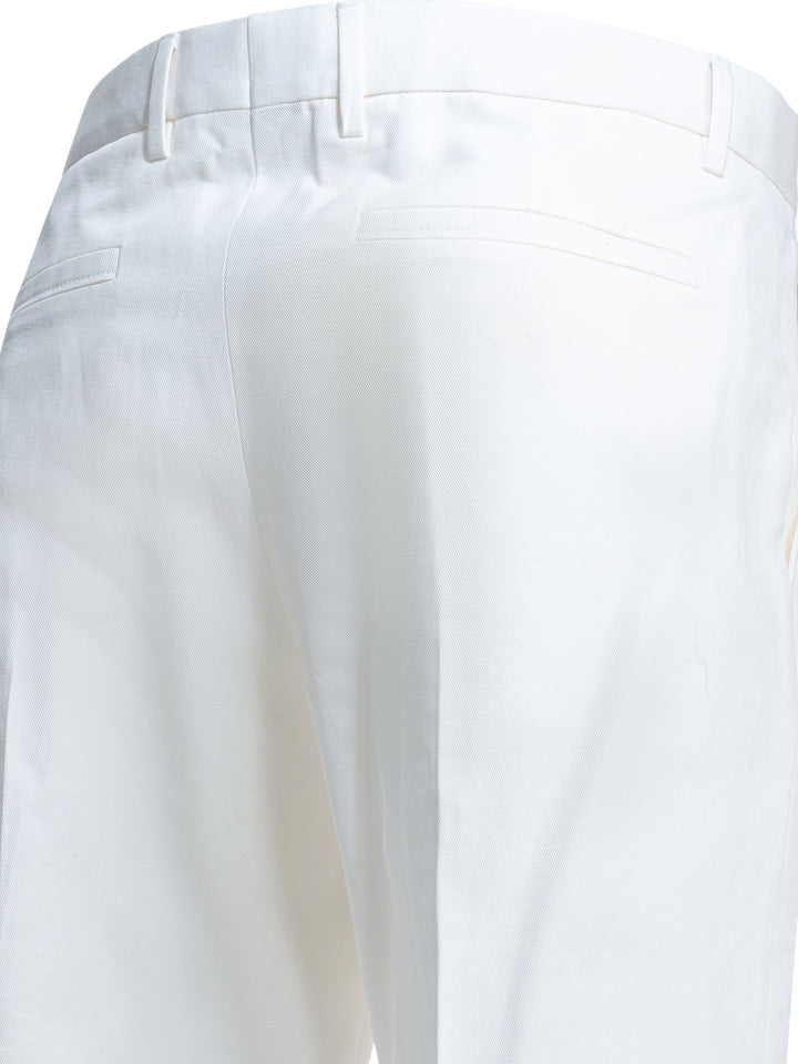 Zegna Tailored Pants Trousers - White | 62f7fd1a3cefab0a699a7a8fbe5057935048e023
