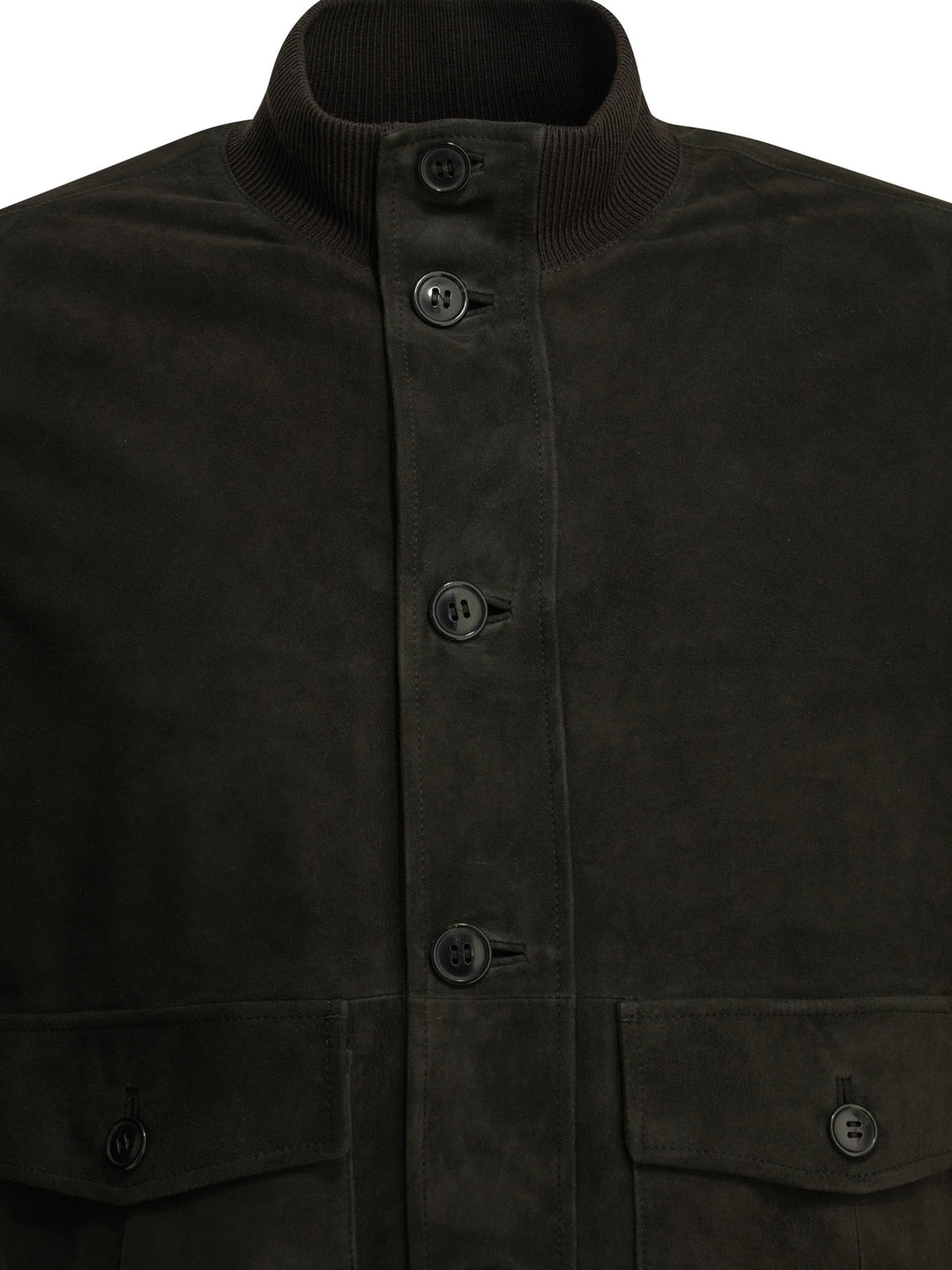 Zegna Suede Jacket Jackets and Coats - Brown | 086854188c4c66bfeab5938c48df6af10dbc9cee