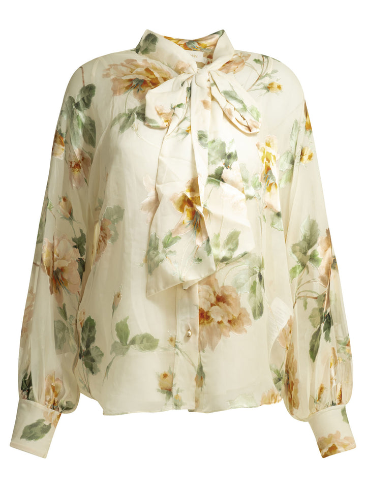 Zimmermann Carousel Shirts - White | 2fe2fdebda5483f8e13cc8c982ea3ed2a76f5b22