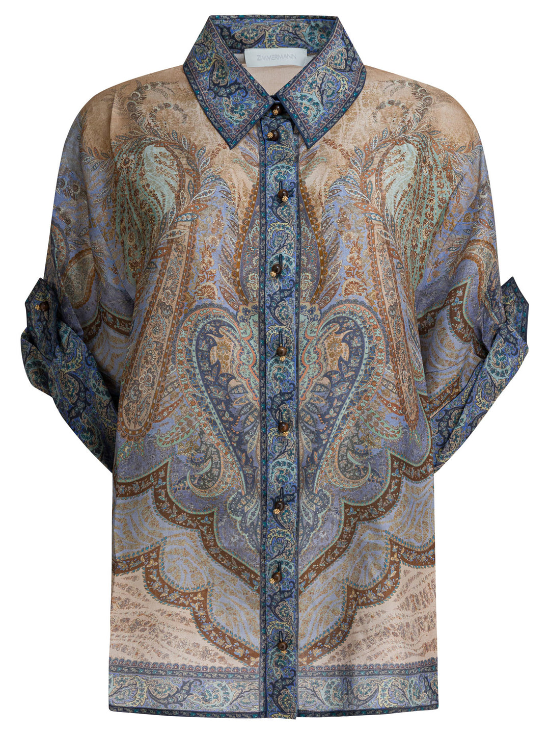 Zimmermann Wanderlust Shirts - Light blue | 2c19531886daaf78ff7729b0ea6dc8d89f42e54e