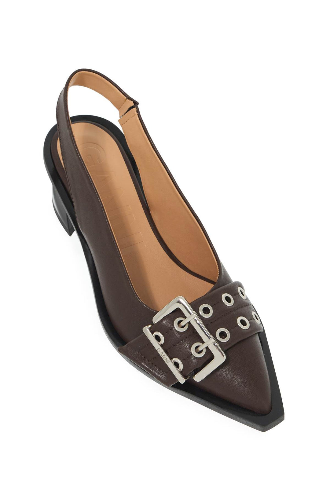 Decolleté Slingback Feminine Buckle