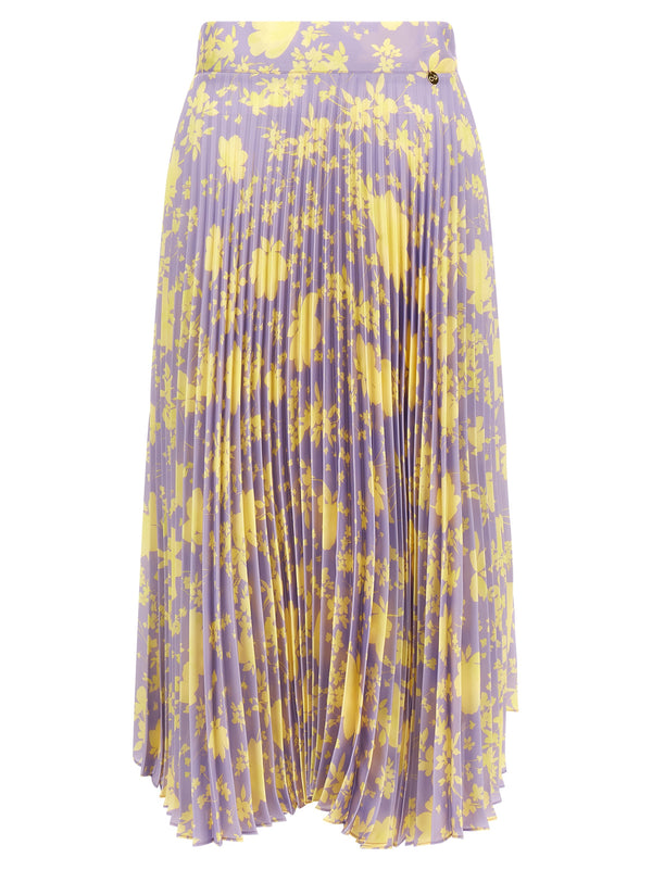 Pleated Skirt Purple