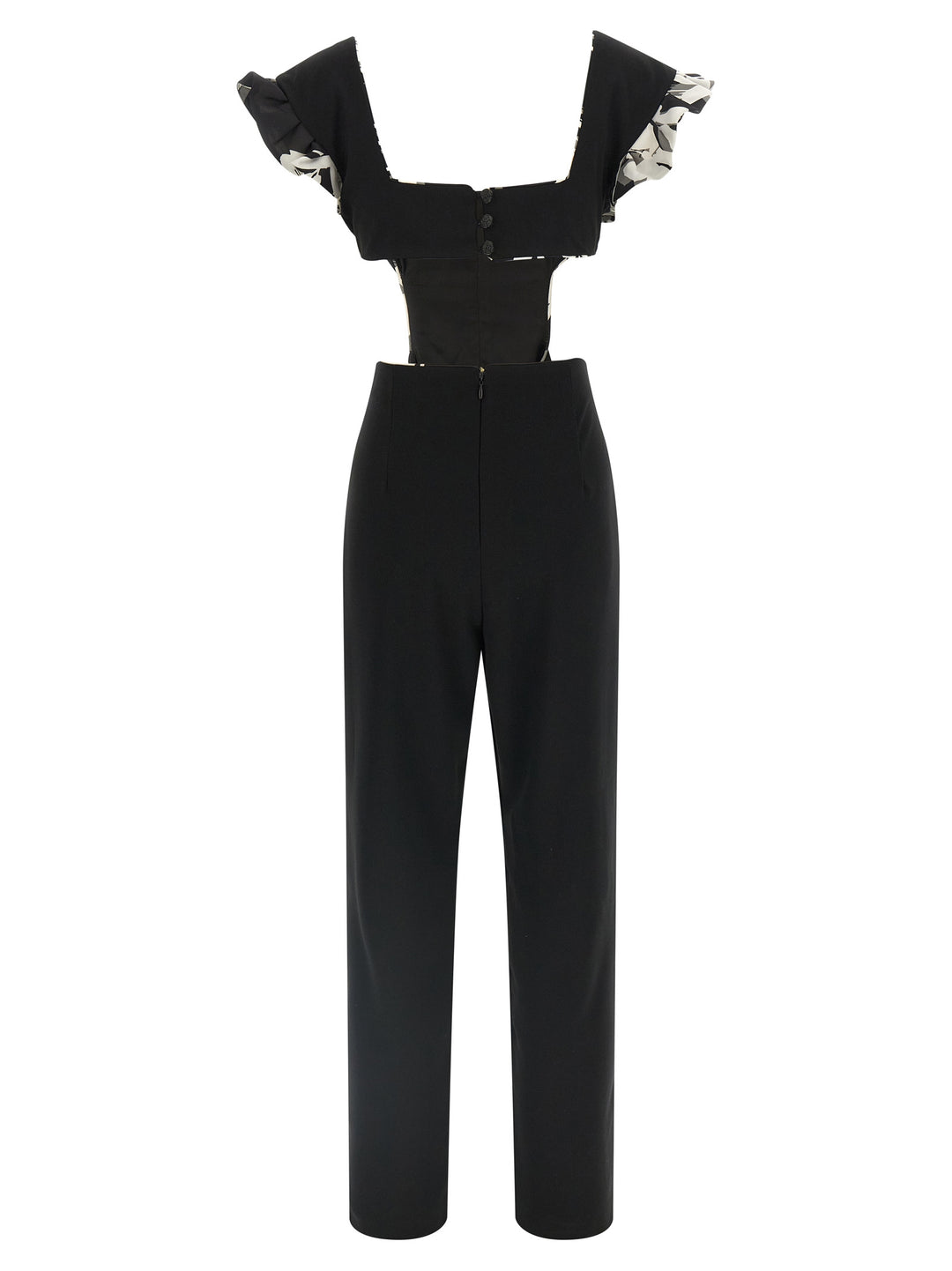 Catalina Cut-Out Jumpsuit Jewelry - Black | 6b2b6c122a4c910ce5135e512e732206773a1efa