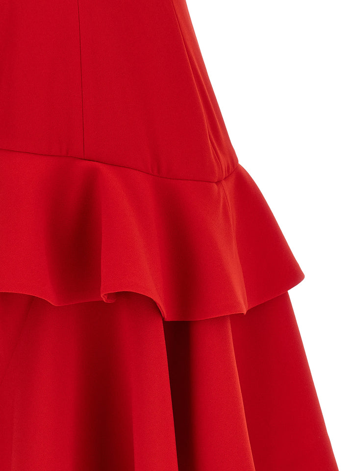 Catalina Asymmetrical Dress Dresses - Red | 1f5594ebfe3a0444cd3a427bf171843e914c770f