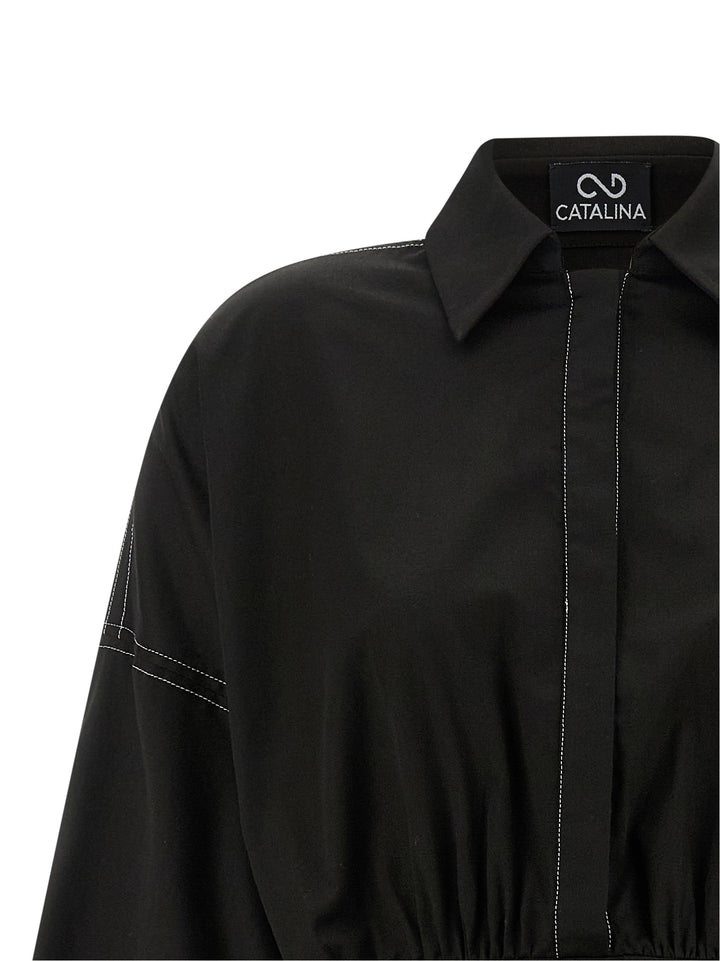 Catalina Bow Dress Dresses - Black | 82fefd74d9b65d4a206c9e4632ea863a13f38dbc