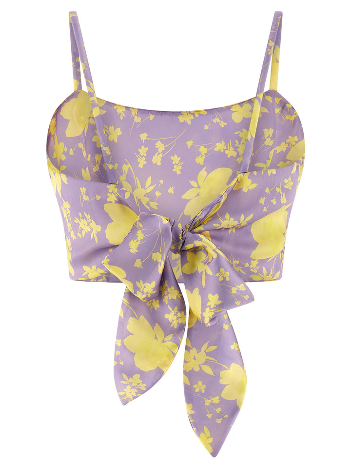 Catalina Floral Crop Top Tops - Purple | c43e0dcf5e9ccf883a285ffe77c7b5429fce50d1