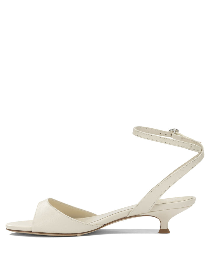 Aeyde Zelia 35mm Sandals - White | 29613061d428b644e7bb9173a4727fca13c3ec10