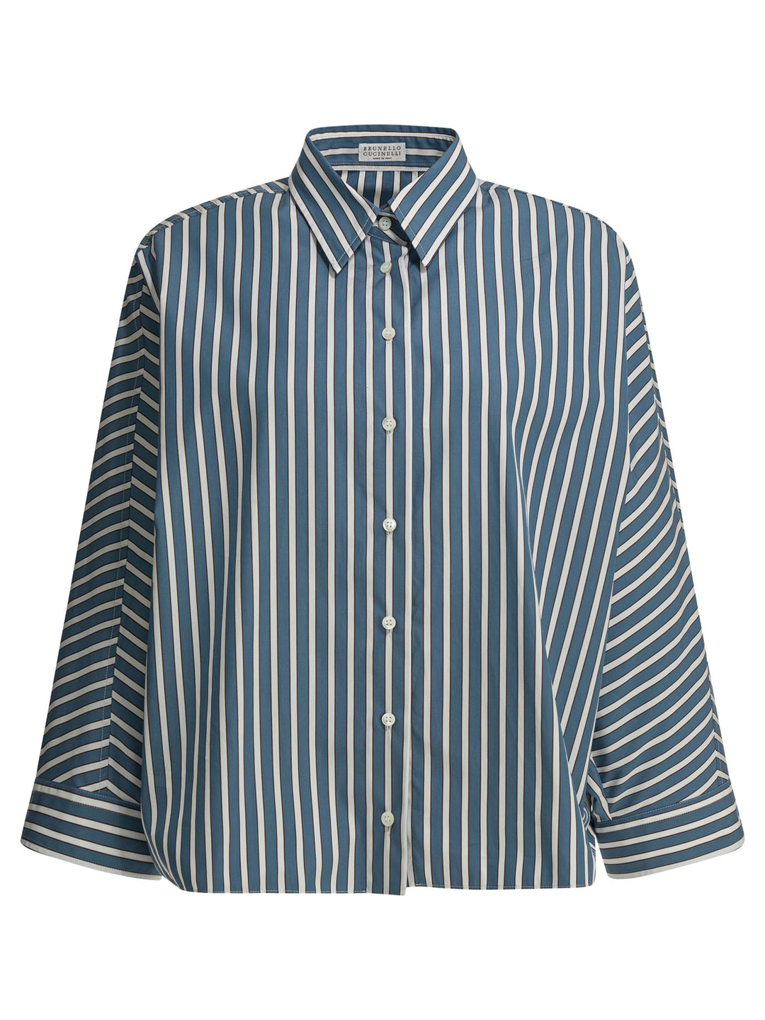 Brunello Cucinelli Shadow Shirts - Blue | 87fabe77e6eb85266f3fb084fdd763da32db3b9c