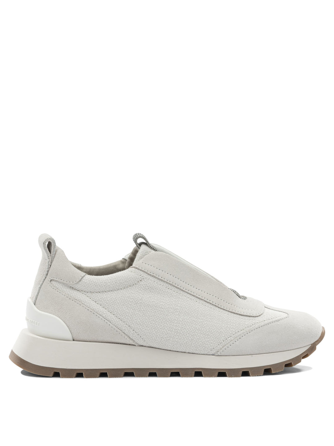 Brunello Cucinelli Precious Detail Sneakers & Slip-On - Grey | 2bb8f694701cb586e82d0d2976f70603508bd4af