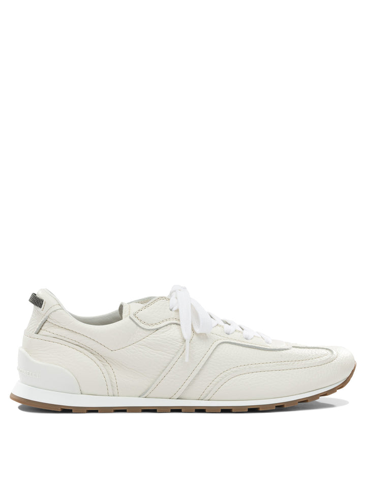 Brunello Cucinelli Shiny Loops Sneakers & Slip-On - White | 2f06bd4a1339cd12b1bb217bfef70c6e91fb26e2