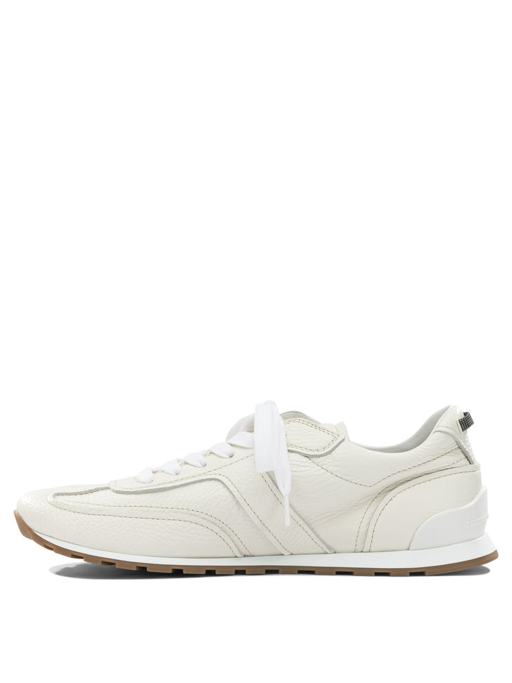 Brunello Cucinelli Shiny Loops Sneakers & Slip-On - White | 2c3d817fc24877aec8353bfd8ce00f0f346fe1ea