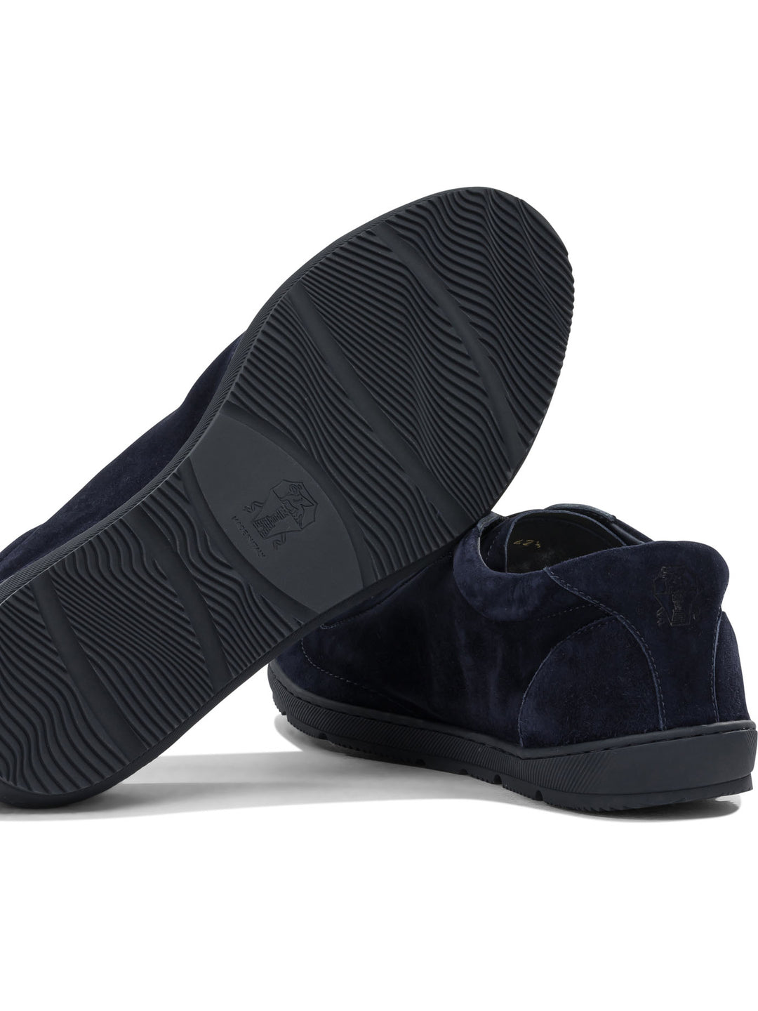 Brunello Cucinelli Light Sneakers & Slip-On - Blue | 4141451159d42f9bfa7e9f56581a9bec7111ad48