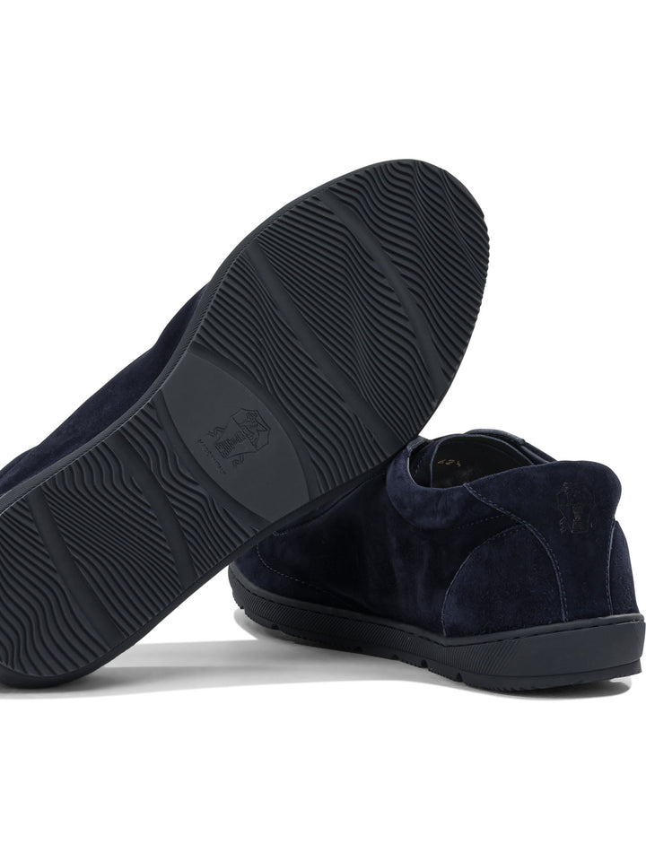 Brunello Cucinelli Light Sneakers & Slip-On - Blue | 4141451159d42f9bfa7e9f56581a9bec7111ad48