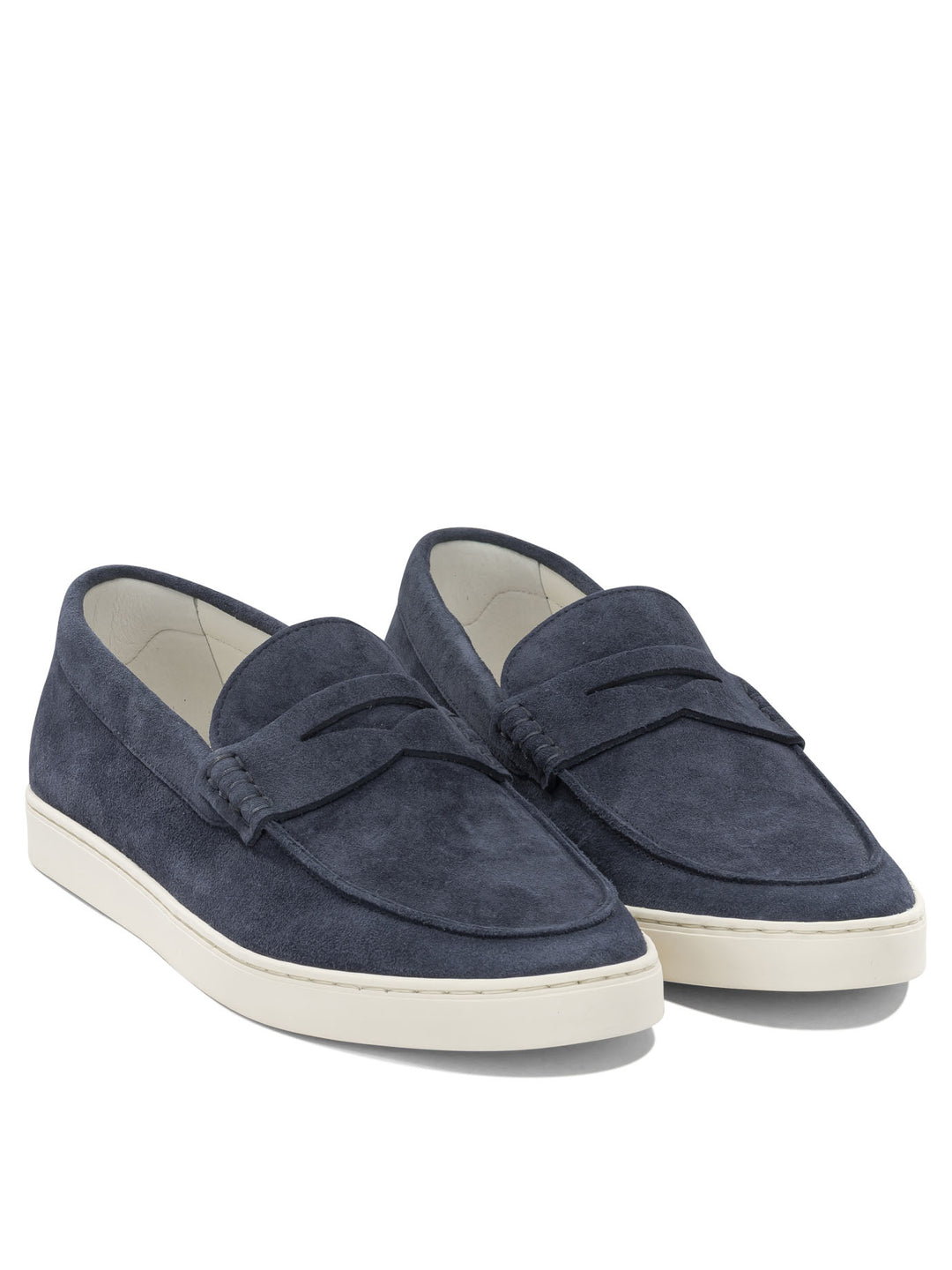 Brunello Cucinelli Suede Loafers Loafers & Slippers - Blue | a571780d99297af5b7c1780275aebfb8c9f9f47d