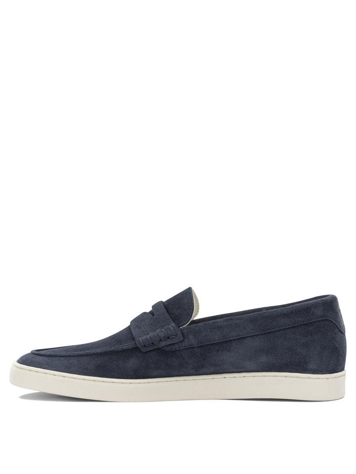 Brunello Cucinelli Suede Loafers Loafers & Slippers - Blue | 2331c5a05a3d023a13c4bce3bcefb51dd742491e