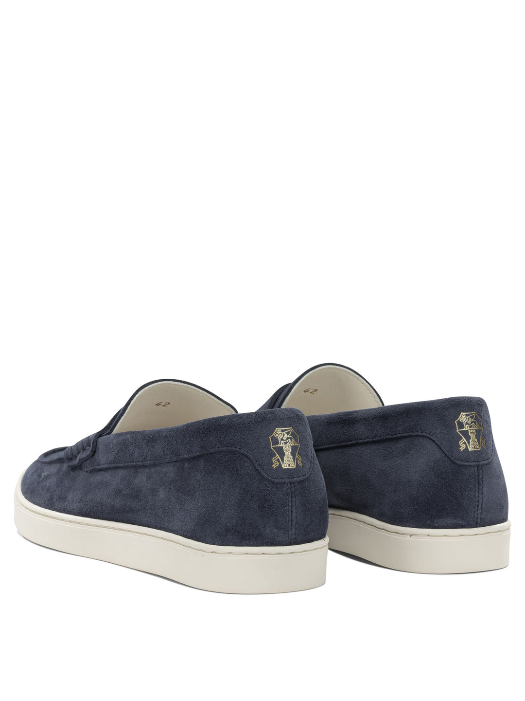 Brunello Cucinelli Suede Loafers Loafers & Slippers - Blue | ee823782aa97aec55959295085a0c1dd5a33a2f7