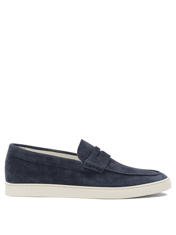 Brunello Cucinelli Suede Loafers Loafers & Slippers - Blue | fdc0159e7fbcde78c2a02937410f6b5a37e1b887