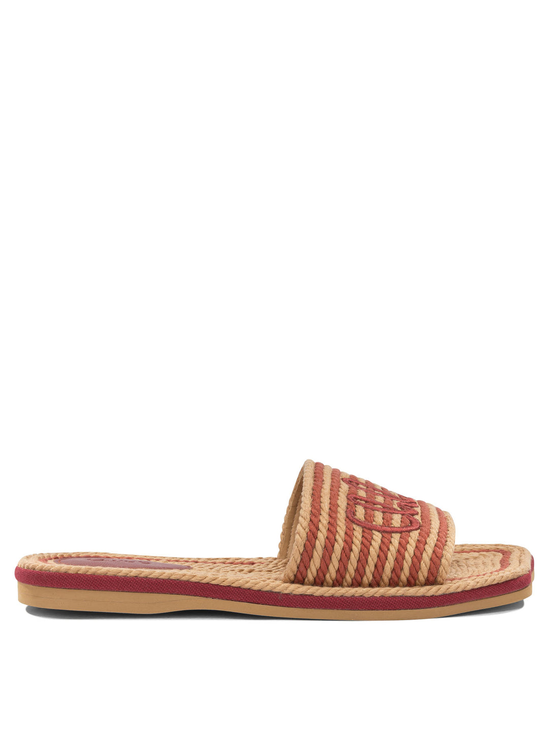 Chloé Sand Sandals - Red | 21ec348cac7d8f3d229af8df1f4d951d9e7256f0