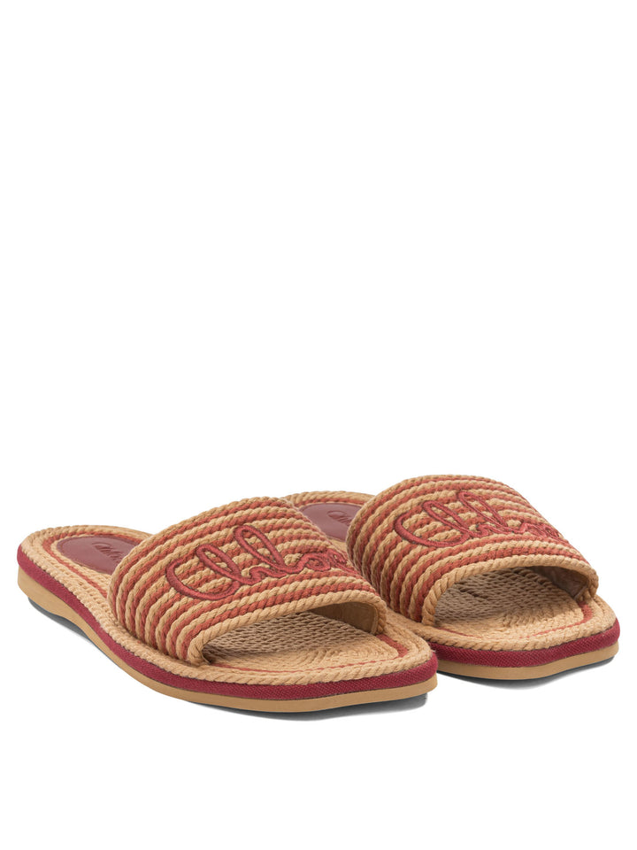 Chloé Sand Sandals - Red | 70aa78b0cafc47c93fdd9cf4a8ed72dcb504e610
