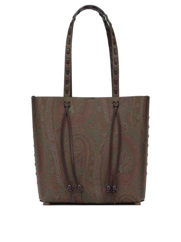 Etro Essential Shoulder Bags Brown