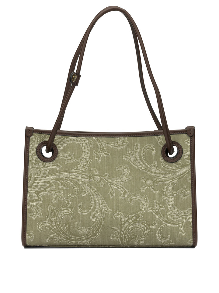 Etro Shopping Eyes Shoulder Bags - Green | c937587784a3e51158a00a4260c5097a36351694