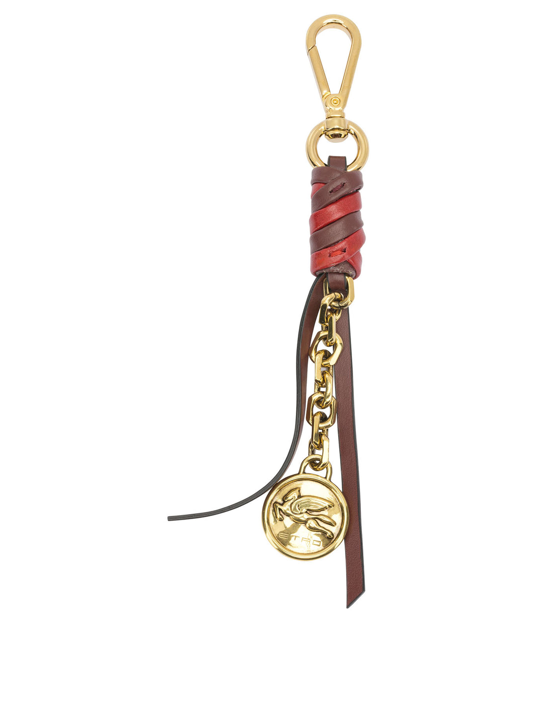 Etro Chain Key holders & Charms - Bordeaux | 91772a35f5477783263ce191737c13a792de8205