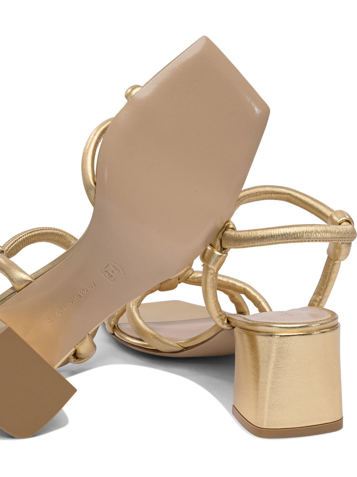 Gianvito Rossi Juno 55 Mm Sandals - Gold | 4ebc8baf8b35269d33bf130a621a9a2a99584aba