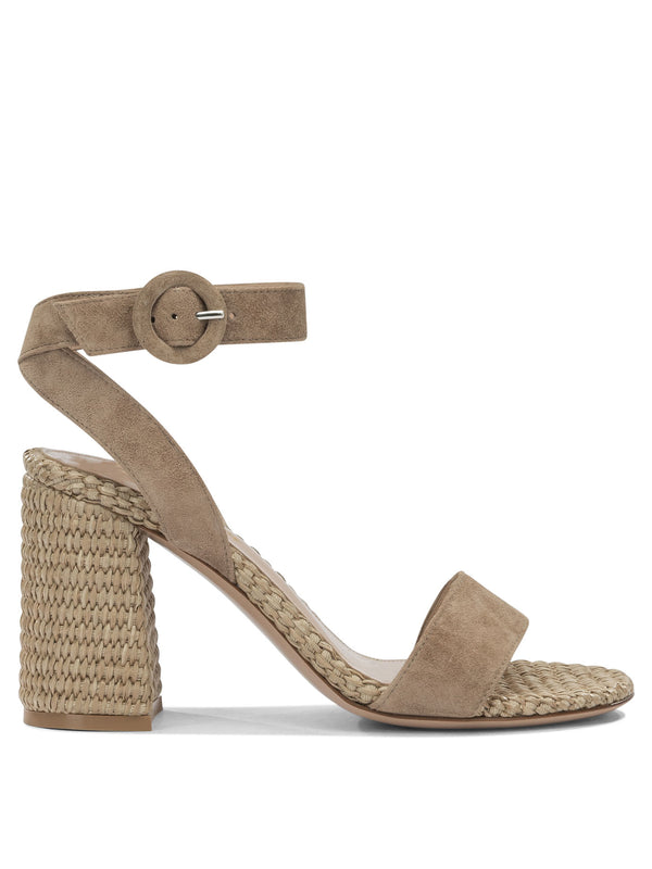 Luana 85mm Sandals Beige
