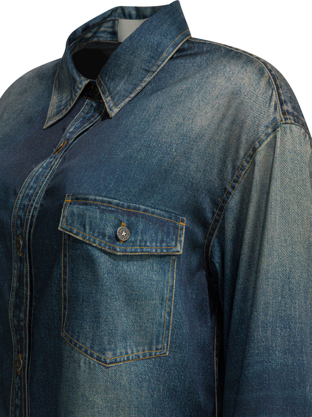 Golden Goose Patty Shirts - Blue | aea60592daa409cacfa071b1cf86e01d6c66b9eb