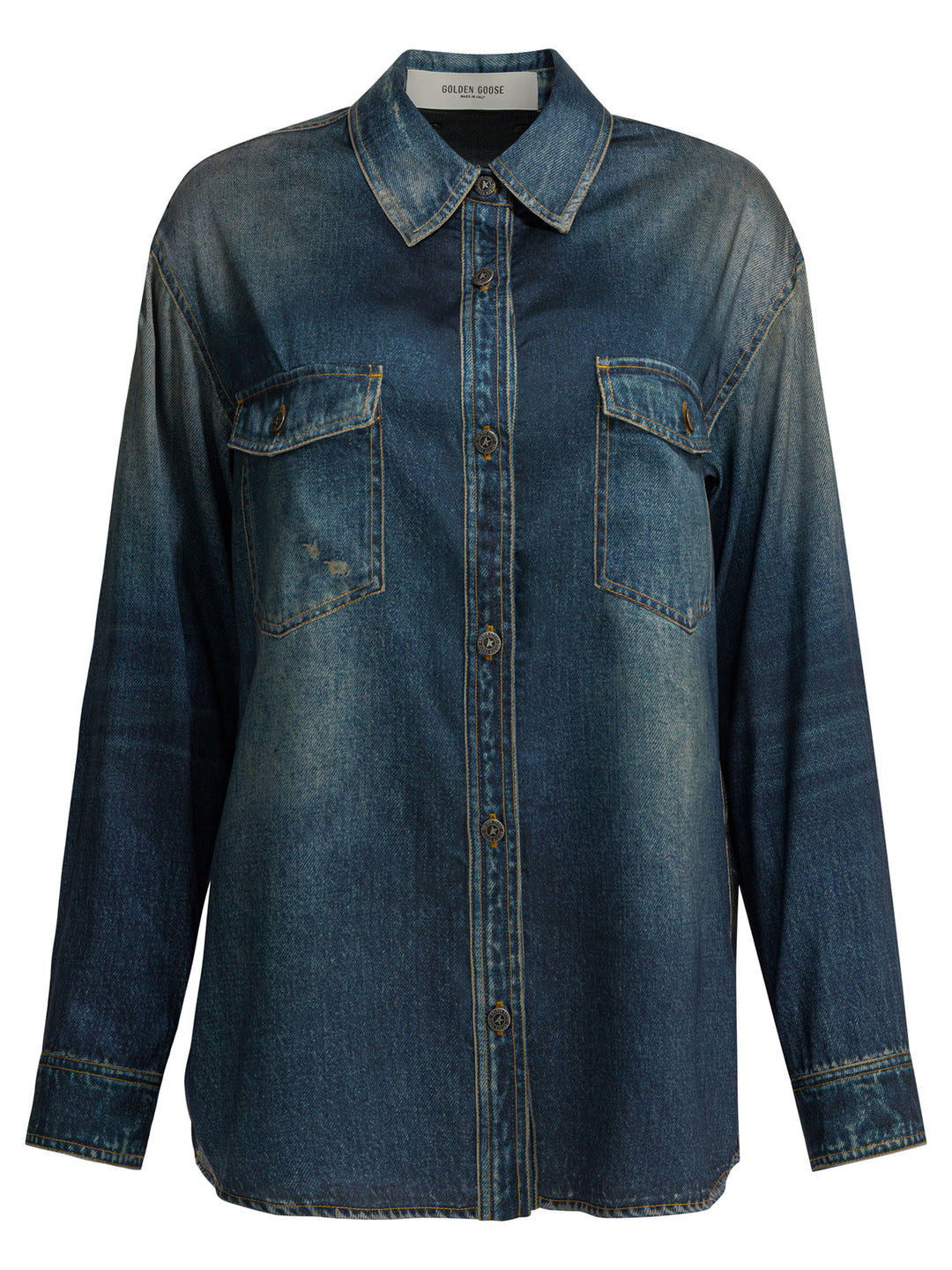 Golden Goose Patty Shirts - Blue | 5a363b34165cccdd07feca22cd13fdad9d08d339