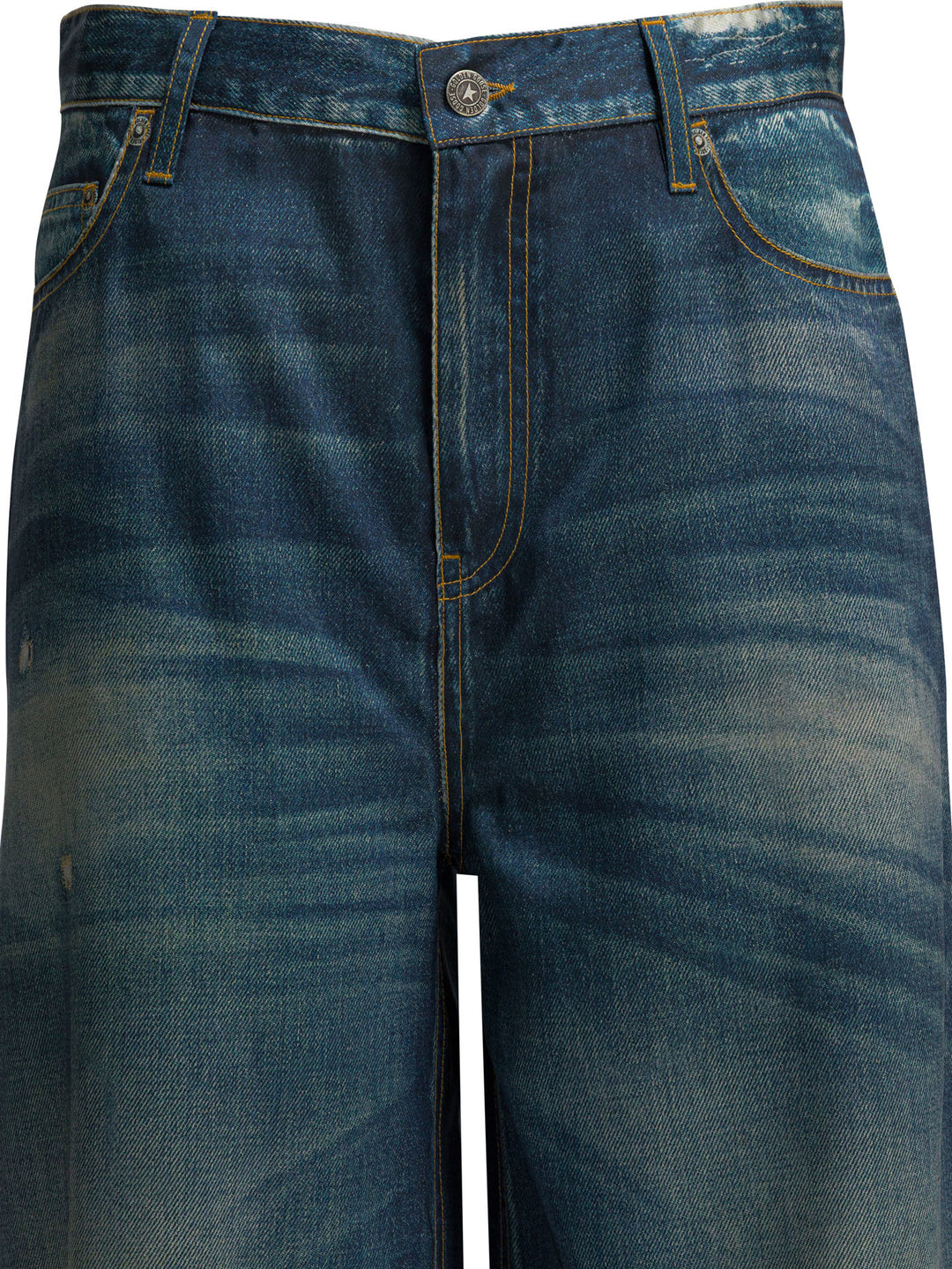 Golden Goose Melody Boyfriend Jeans - Blue | b61609fc92f8a08b1b5f9fd6d135c34a9cc752db